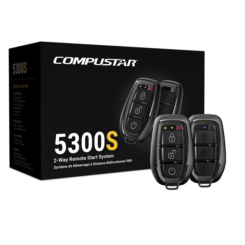 Compustar CS5300S 2-way 3 button Remote Start System 3000 feet Range