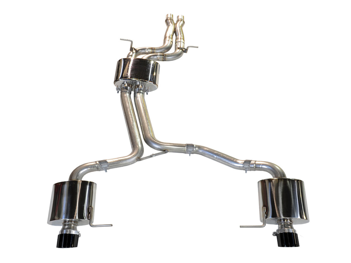 AWE Tuning 3015-33054 - Touring Edition Cat-Back Stainless Exhaust Diamond Black Tips