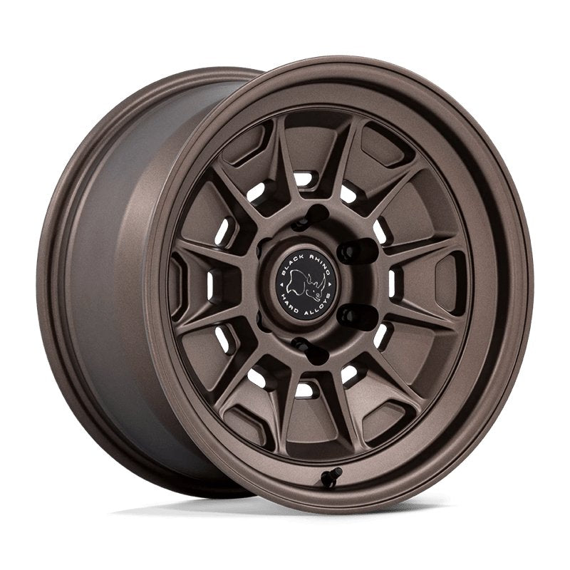 Black Rhino Hard Alloys BR021 MONDO 17x9.0 ET-38 - BURNT BRONZE