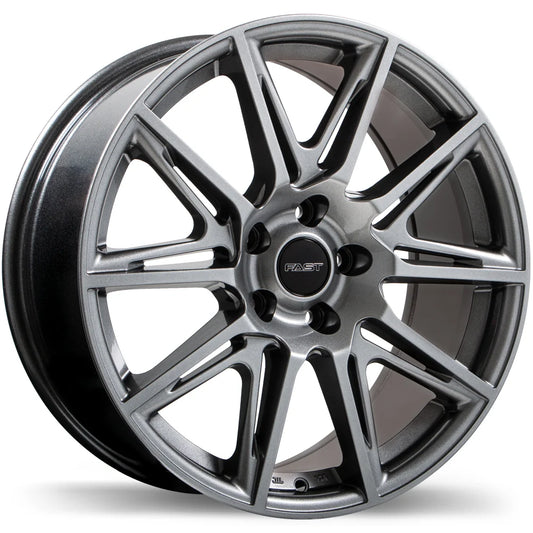 Fast Wheels Switch Titanium 18x8 +35 5x114.3mm 70.6mm