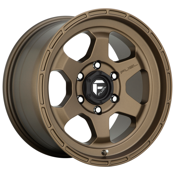 Fuel Off-Road Wheels D666 SHOK Matte Bronze Wheels 17x9 1 6x139.7 106.1mm