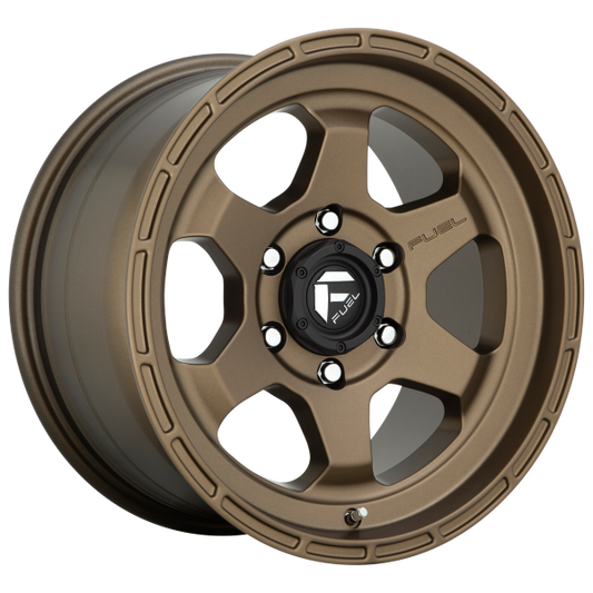 Fuel Off-Road Wheels D666 SHOK Matte Bronze Wheels 17x9 1 6x139.7 106.1mm